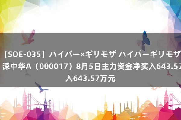 【SOE-035】ハイパー×ギリモザ ハイパーギリモザ Ami 深中华A（000017）8月5日主力资金净买入643.57万元