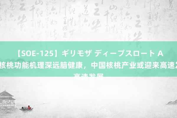 【SOE-125】ギリモザ ディープスロート Ami 核桃功能机理深远脑健康，中国核桃产业或迎来高速发展