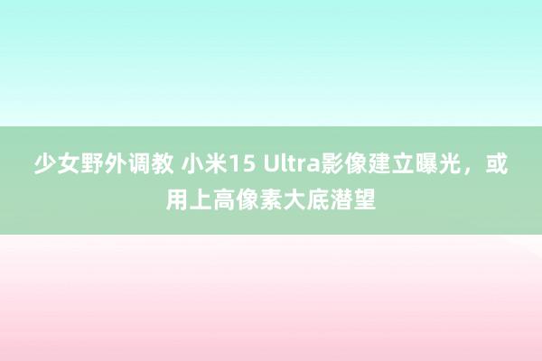 少女野外调教 小米15 Ultra影像建立曝光，或用上高像素大底潜望