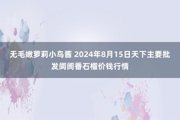 无毛嫩萝莉小鸟酱 2024年8月15日天下主要批发阛阓番石榴价钱行情