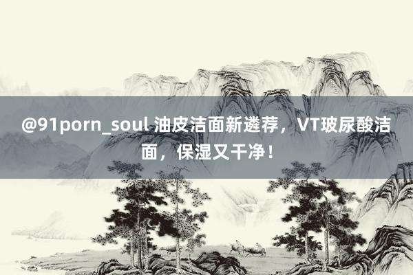 @91porn_soul 油皮洁面新遴荐，VT玻尿酸洁面，保湿又干净！