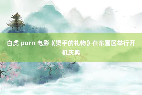 白虎 porn 电影《烫手的礼物》在东营区举行开机庆典